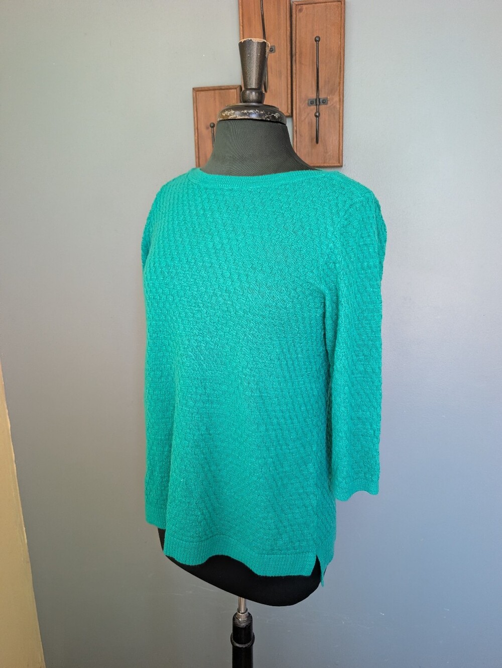 Teal Green Lightweight Sweater Women's Size L